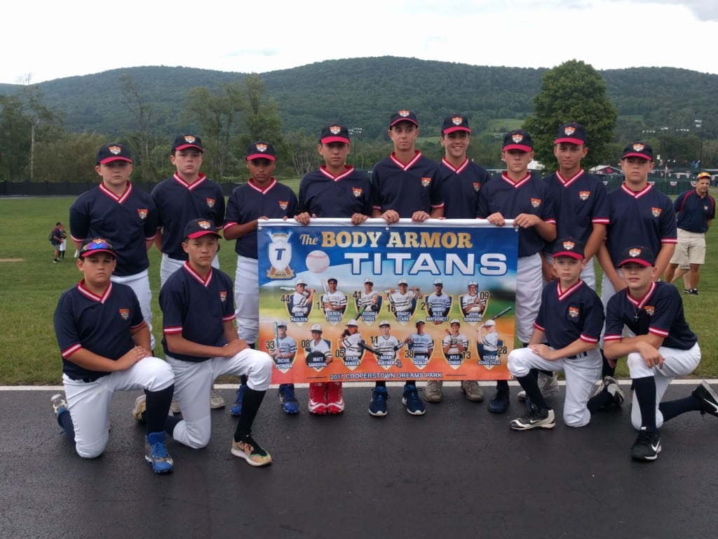 Titans 12u Body Armor win the Cooperstown All Star Village with a 10-0  record in the 55 team tournament