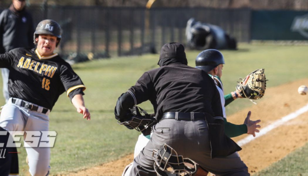 Six-Run Seventh Inning Gives Adelphi 10-6 Victory