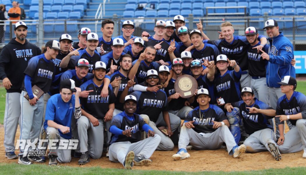 Suffolk CC Captures Region XV Championship With 7-2 Victory over Nassau CC