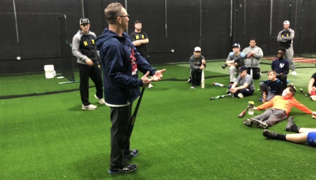 Anthony Iapoce Hosts Clinic at the Newly-Removed MaX Effort Baseball