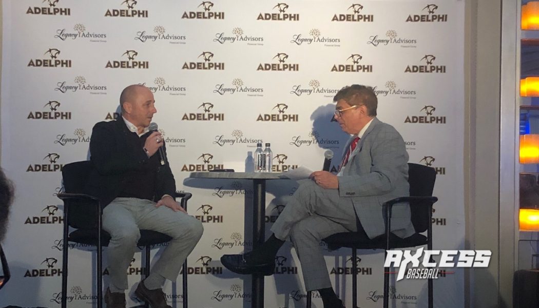 OTD in 2019: Brian Cashman Speaks At Adelphi Fall Cocktail Event