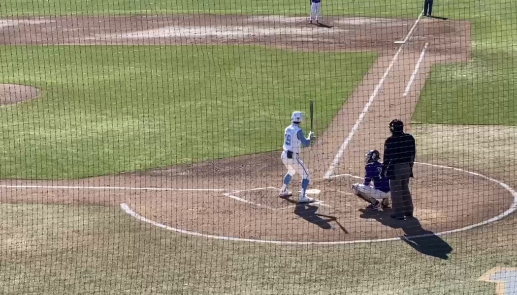 Johnny Castagnozzi Singles Twice, Scores Twice in Collegiate Debut for UNC